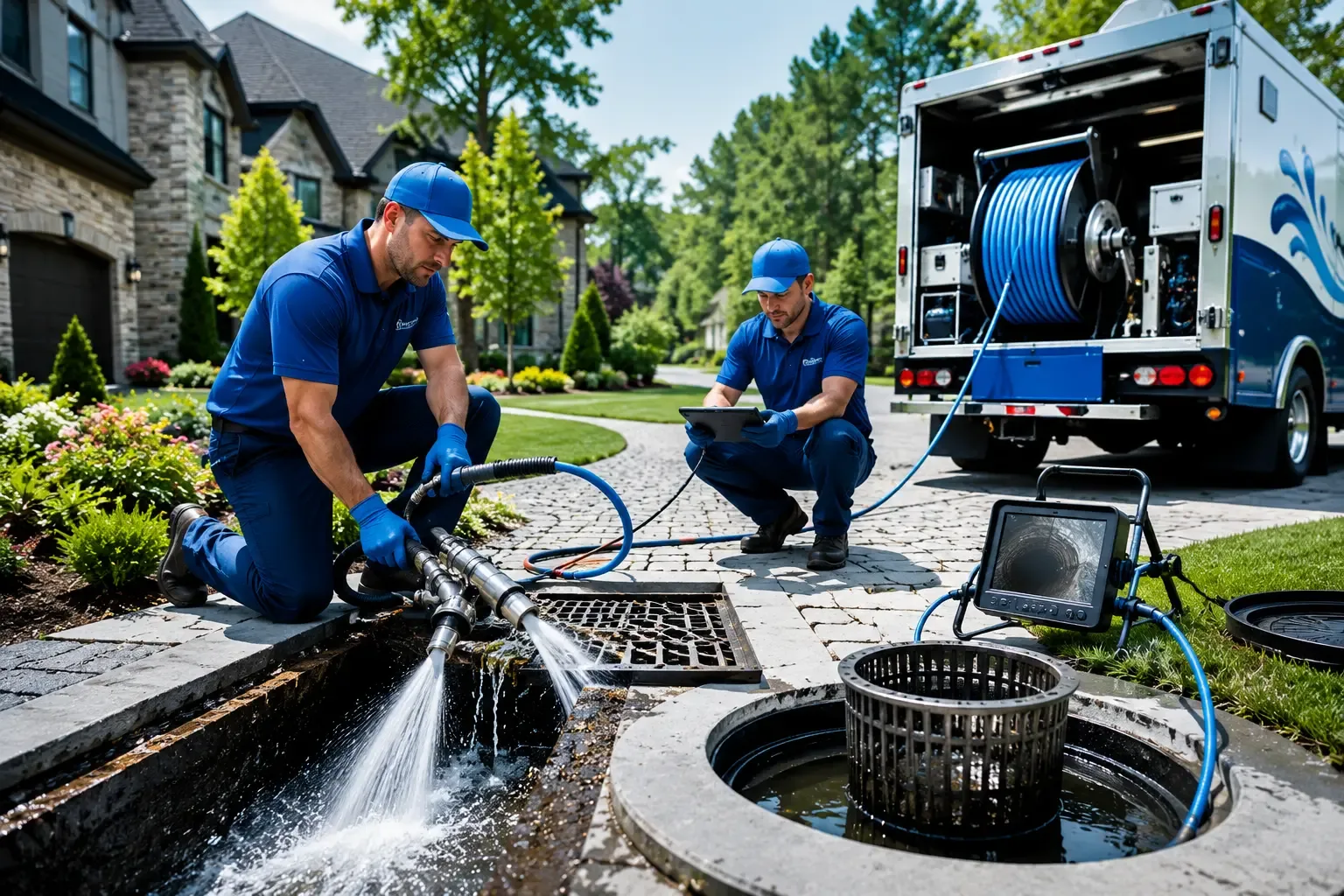 Local outdoor drain cleaning professionals in Fairview, MI